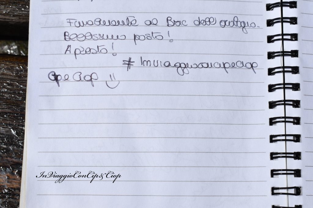 libro firme con firma in viaggio con cip e ciop