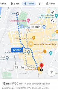 da stazione a piazza 2
