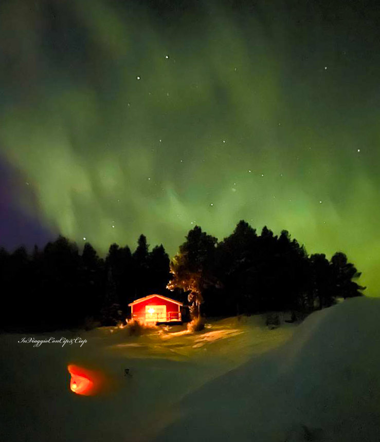 aurora boreale lapponia svedese