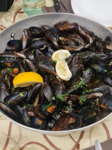 cozze ristorante Impronta laigueglia