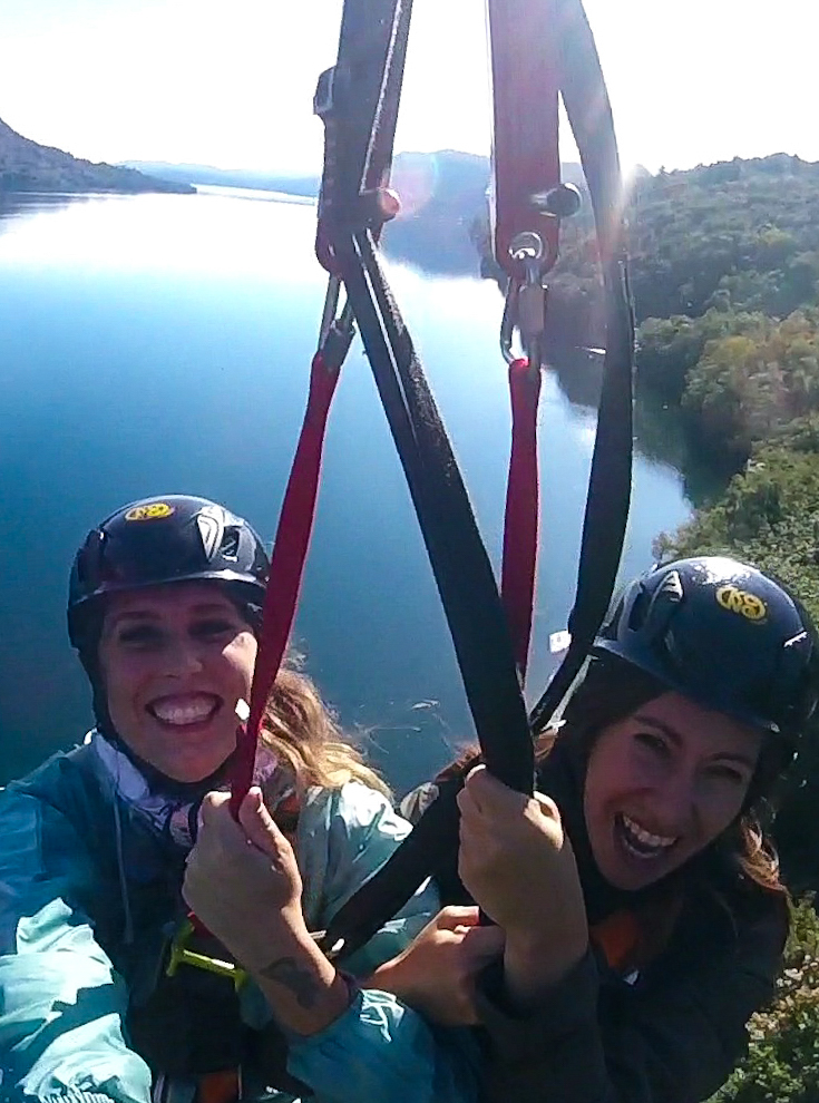 in viaggio con cip e ciop zipline