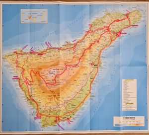 tenerife itinerario una settimana mappa