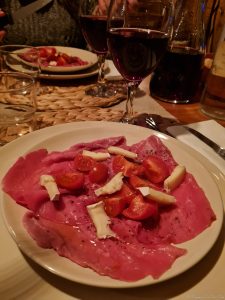 cena glamping il bosco