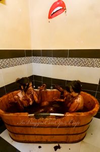 bagno nel cioccolato