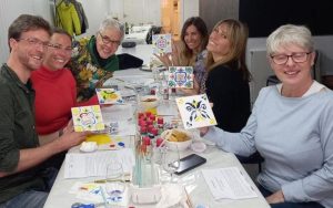 corso pittura su piastrelle azulejos porto